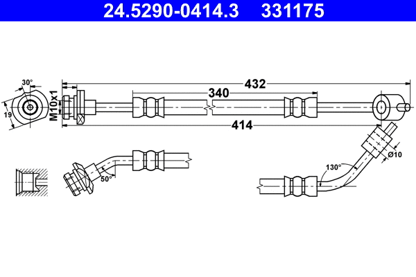 Brake Hose (24.5290-0414.3)