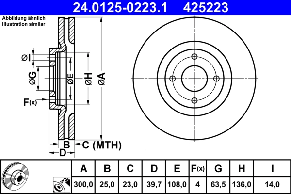 Brake Disc (24.0125-0223.1)