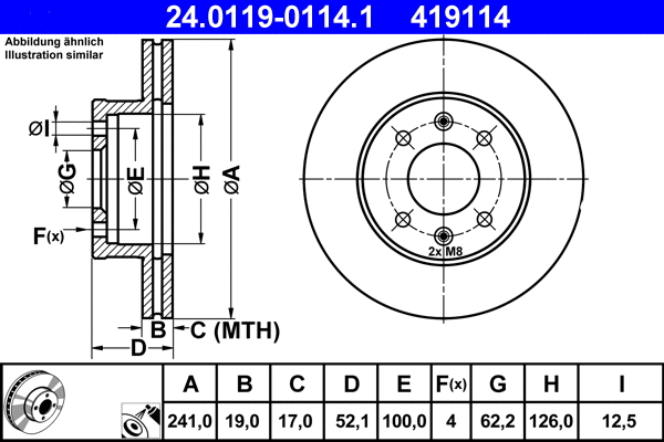 Brake Disc (24.0119-0114.1)