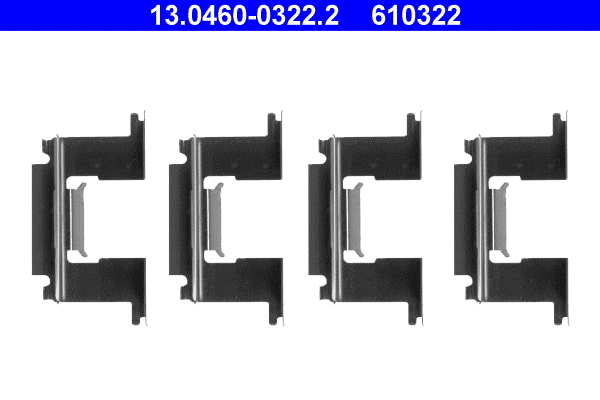 Accessory Kit, disc brake pad (13.0460-0322.2)