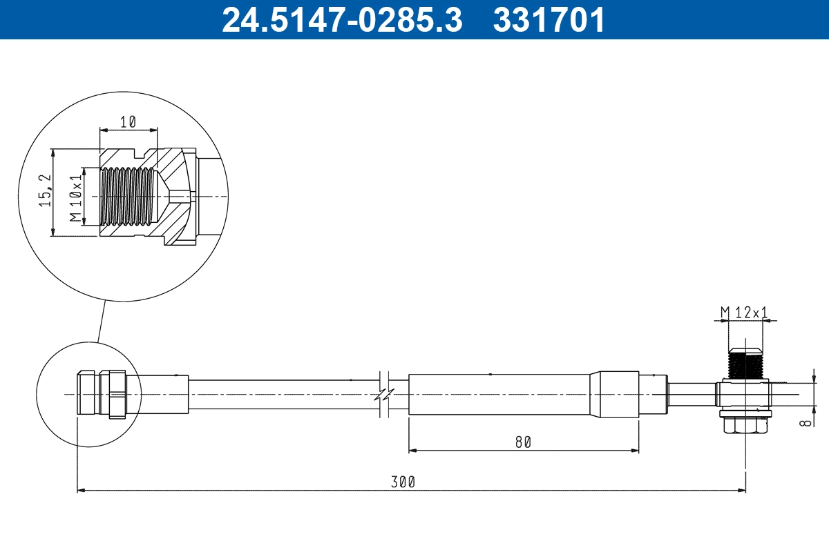 Brake Hose (24.5147-0285.3)