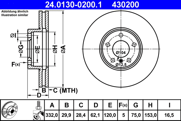 Brake Disc (24.0130-0200.1)