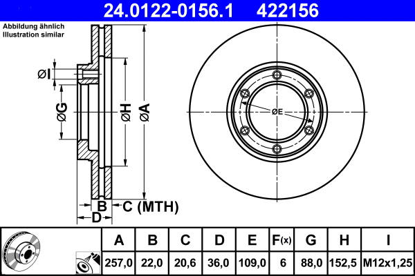 Brake Disc (24.0122-0156.1)