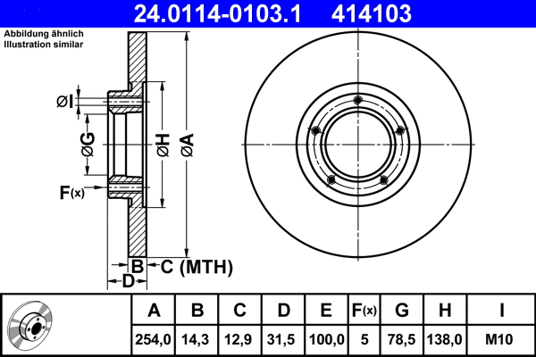 Brake Disc (24.0114-0103.1)