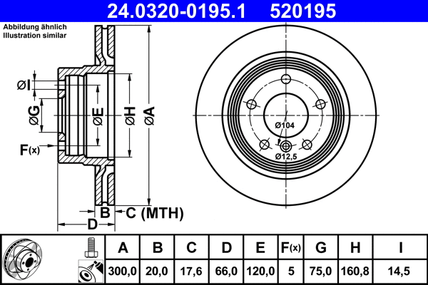 Brake Disc (24.0320-0195.1)