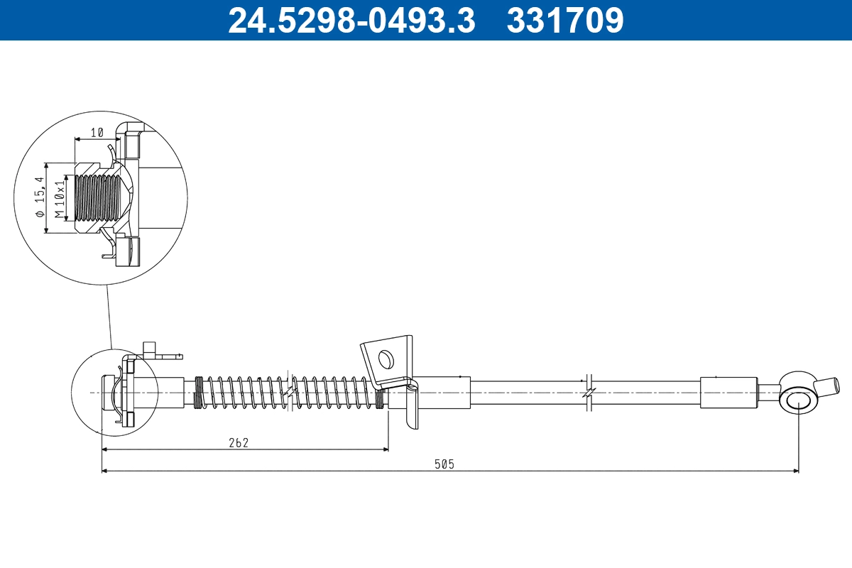 Brake Hose (24.5298-0493.3)
