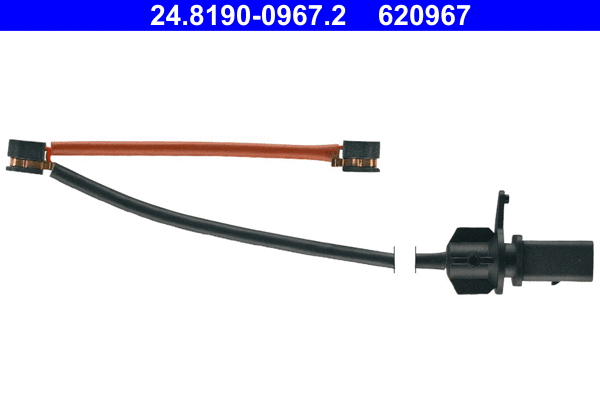 Warning Contact, brake pad wear (24.8190-0967.2)