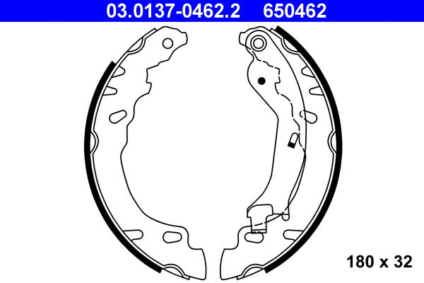 Brake Shoe Set (03.0137-0462.2)