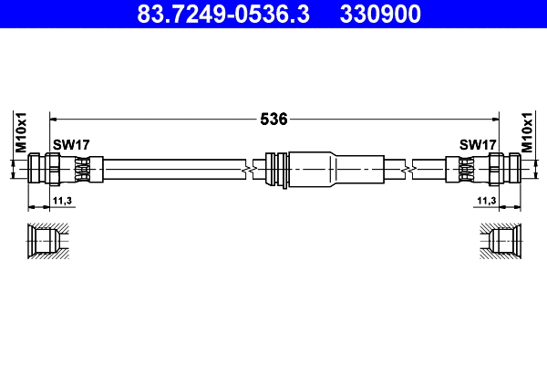 Brake Hose (83.7249-0536.3)