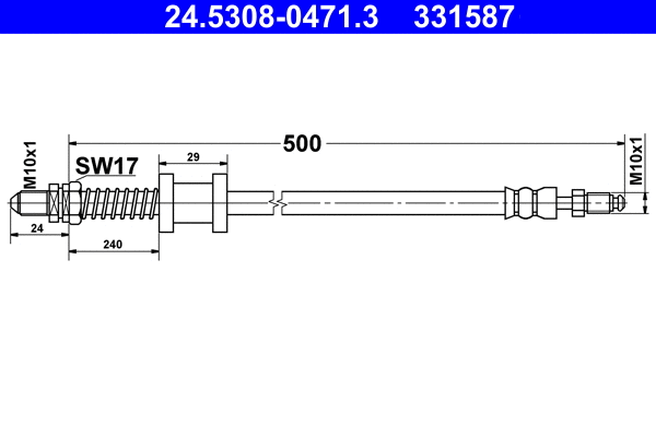 Brake Hose (24.5308-0471.3)
