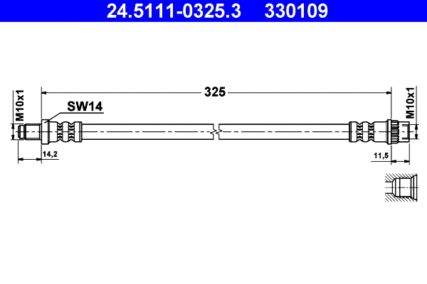 Brake Hose (24.5111-0325.3)