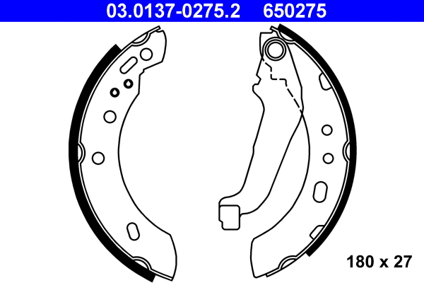Brake Shoe Set (03.0137-0275.2)