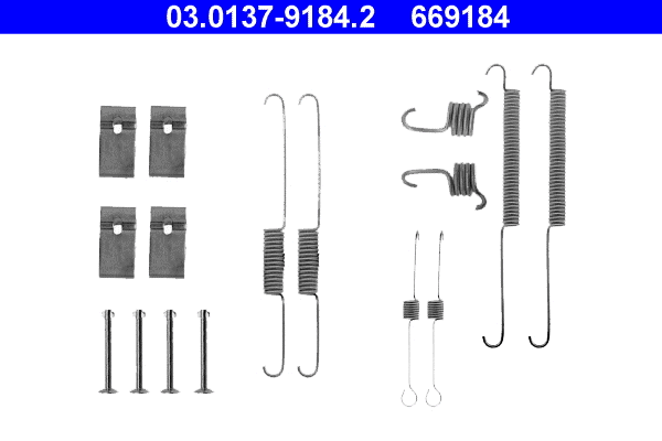 Accessory Kit, brake shoes (03.0137-9184.2)