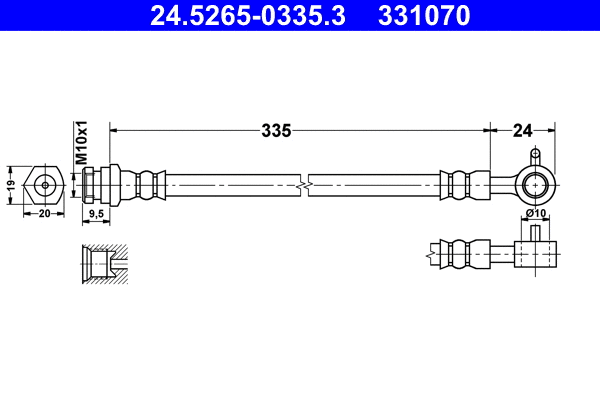 Brake Hose (24.5265-0335.3)