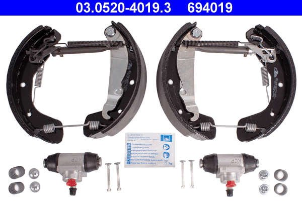 Brake Shoe Set (03.0520-4019.3)