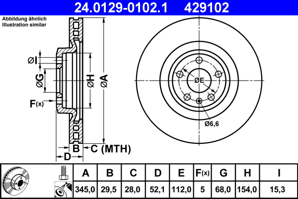 Brake Disc (24.0129-0102.1)