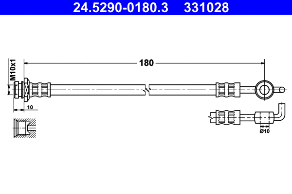Brake Hose (24.5290-0180.3)