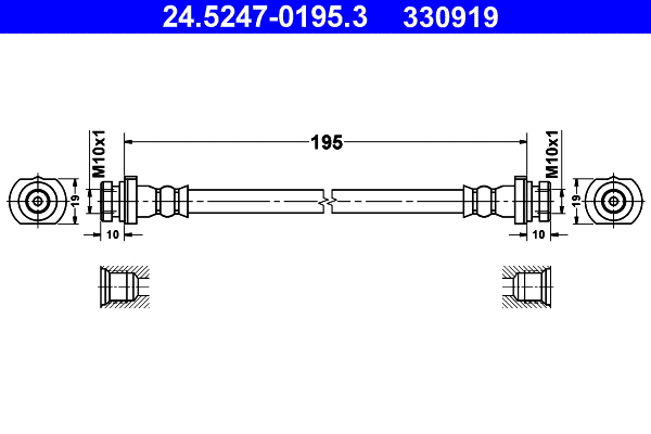 Brake Hose (24.5247-0195.3)