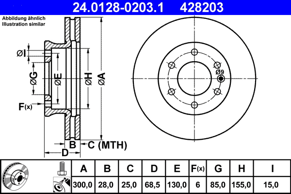 Brake Disc (24.0128-0203.1)
