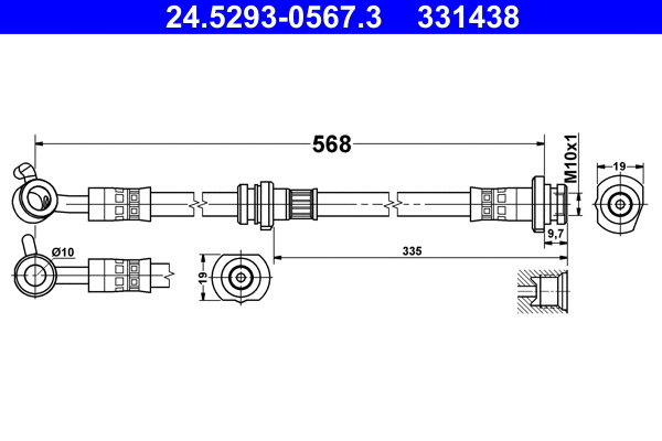 Brake Hose (24.5293-0567.3)
