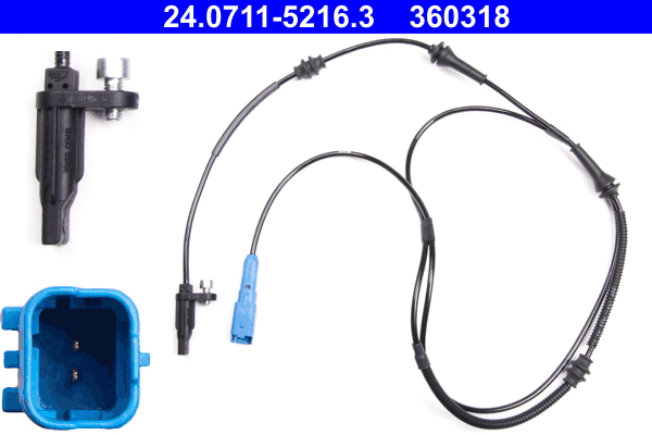 Sensor, wheel speed (24.0711-5216.3)