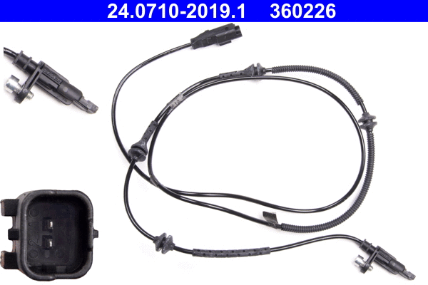 Sensor, wheel speed (24.0710-2019.1)
