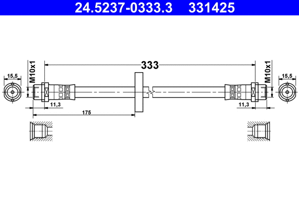 Brake Hose (24.5237-0333.3)