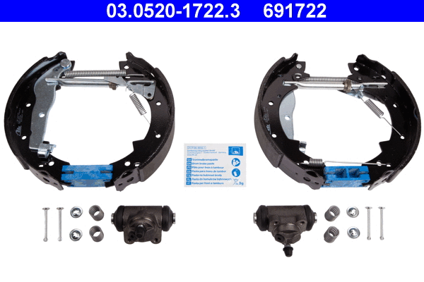 Brake Shoe Set (03.0520-1722.3)