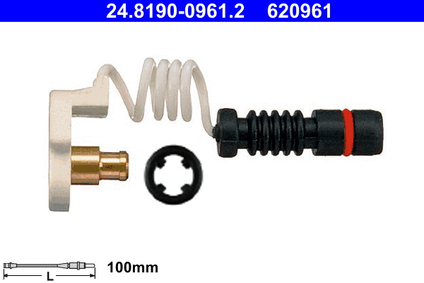 Warning Contact, brake pad wear (24.8190-0961.2)