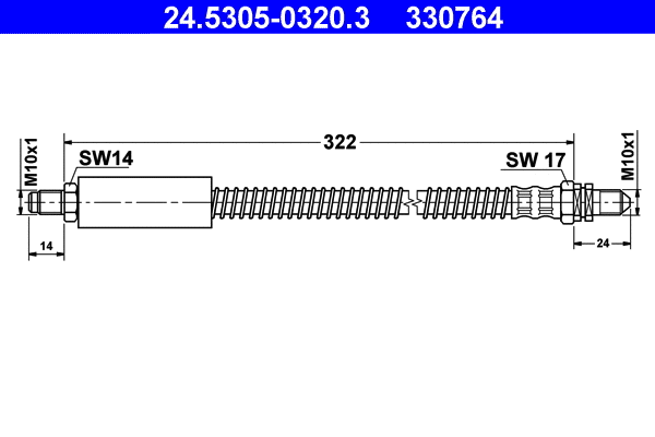 Brake Hose (24.5305-0320.3)