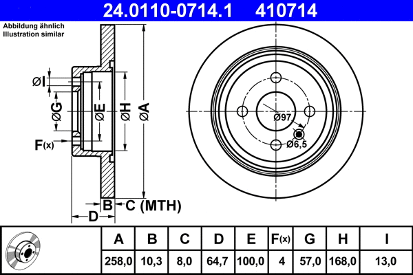 Brake Disc (24.0110-0714.1)