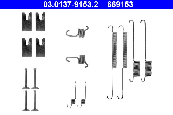 Accessory Kit, brake shoes (03.0137-9153.2)