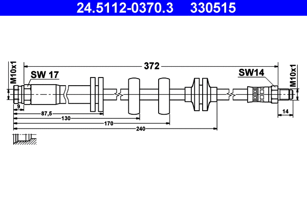 Brake Hose (24.5112-0370.3)