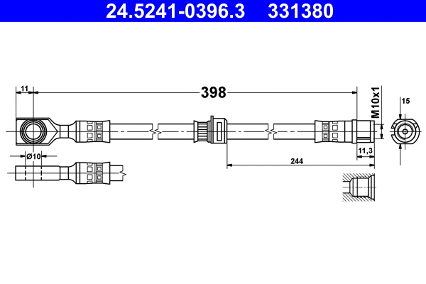 Brake Hose (24.5241-0396.3)