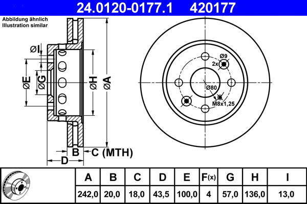Brake Disc (24.0120-0177.1)