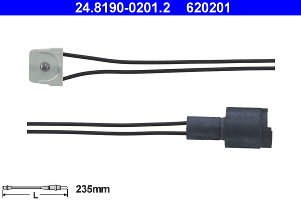 Warning Contact, brake pad wear (24.8190-0201.2)