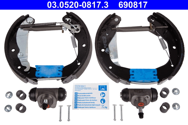 Brake Shoe Set (03.0520-0817.3)
