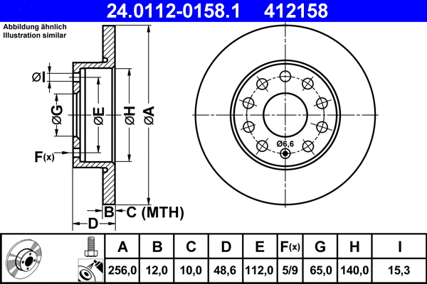 Brake Disc (24.0112-0158.1)