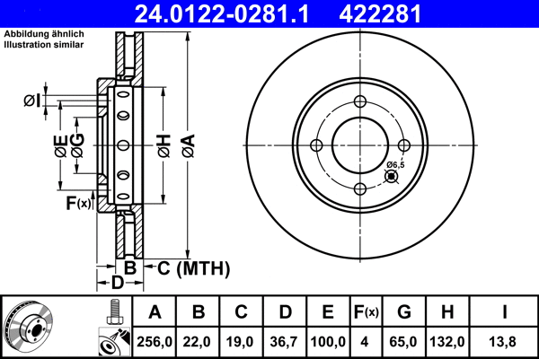 Brake Disc (24.0122-0281.1)