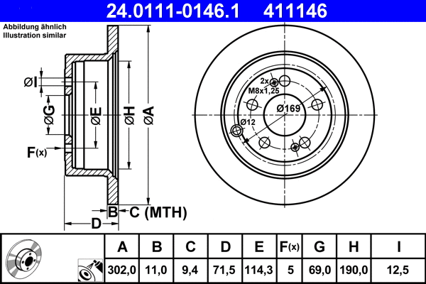 Brake Disc (24.0111-0146.1)