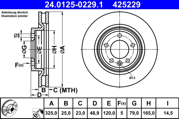 Brake Disc (24.0125-0229.1)