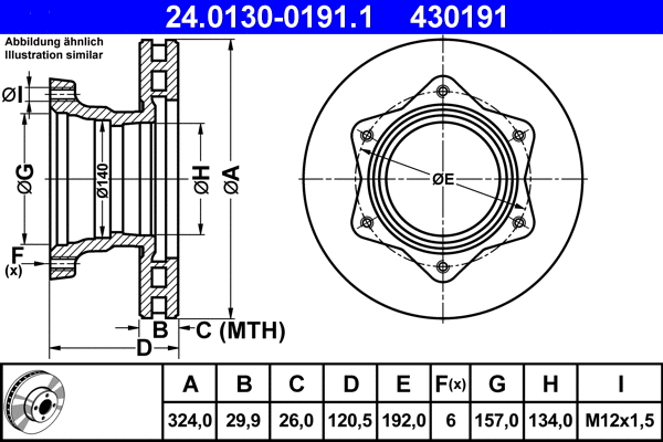 Brake Disc (24.0130-0191.1)