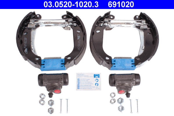 Brake Shoe Set (03.0520-1020.3)