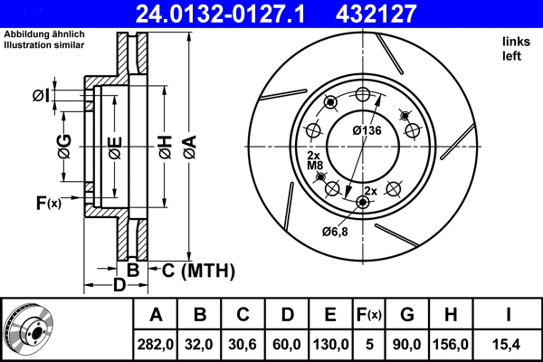 Brake Disc (24.0132-0127.1)