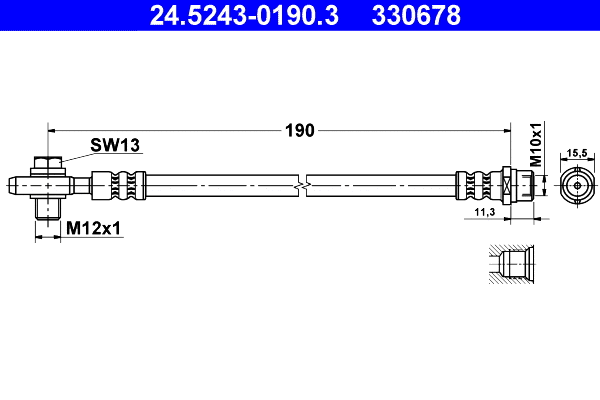 Brake Hose (24.5243-0190.3)