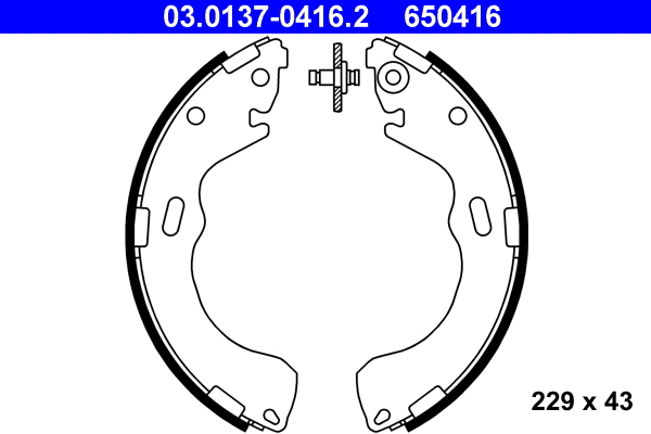 Brake Shoe Set (03.0137-0416.2)