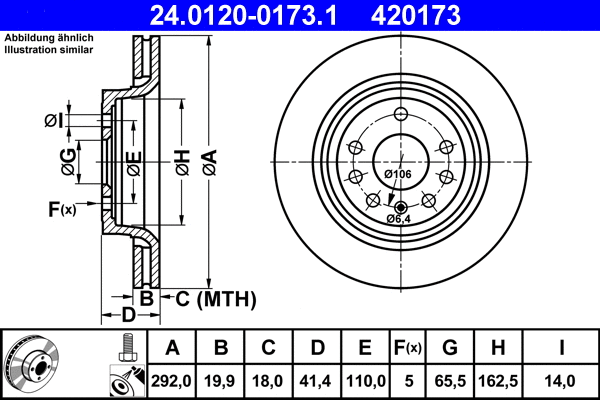 Brake Disc (24.0120-0173.1)
