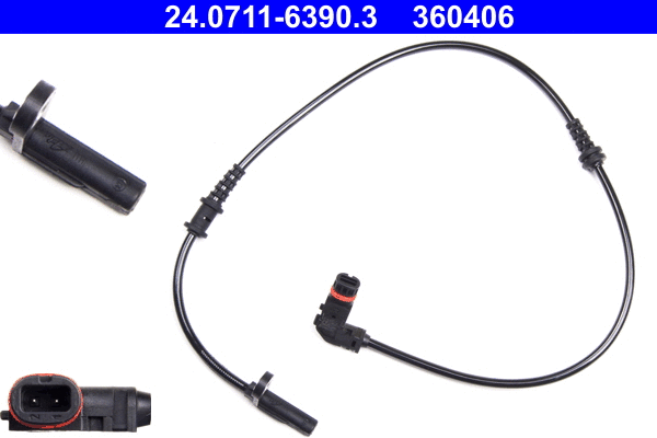 Sensor, wheel speed (24.0711-6390.3)
