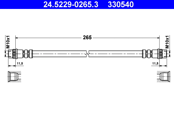 Brake Hose (24.5229-0265.3)