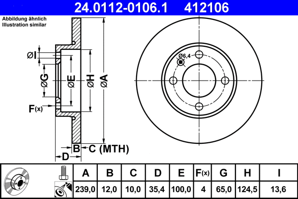 Brake Disc (24.0112-0106.1)